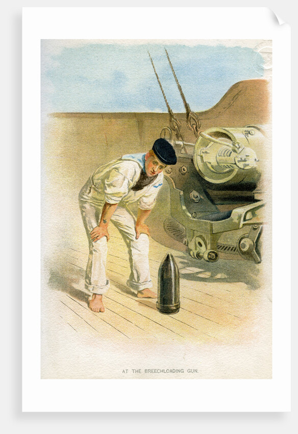 At the Breechloading Gun by Anonymous