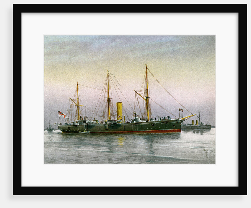 HMS Mohawk, Royal Navy 3rd class cruiser by Anonymous