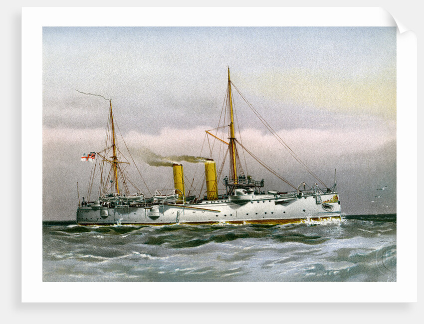 HMS Magicienne, Royal Navy 2nd class cruiser by Anonymous