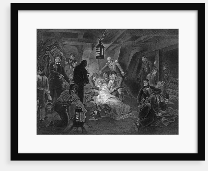 The death of Admiral Lord Nelson by J Rogers