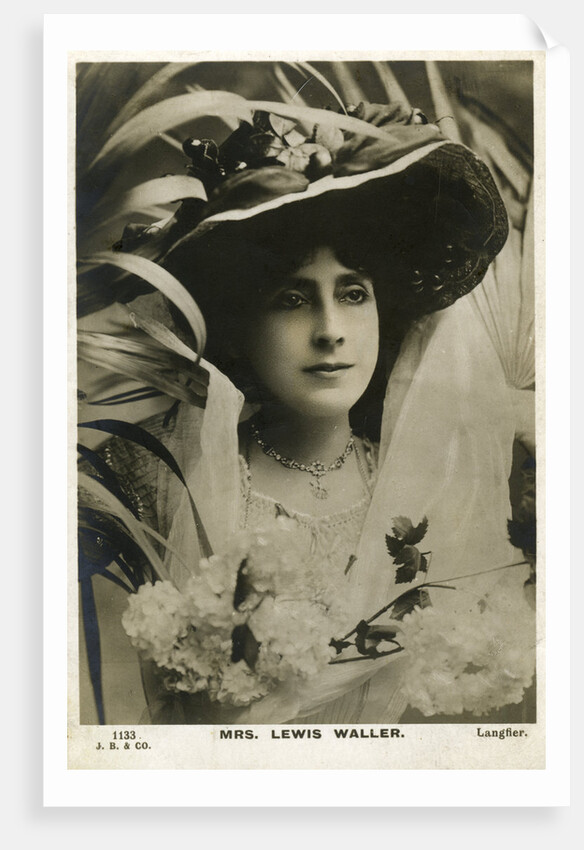 Mrs Lewis Waller, English actress by Langfier Photo