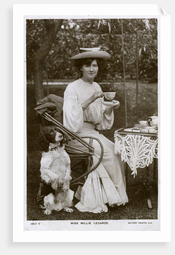 Millie Legarde, English actress by Rotary Photo