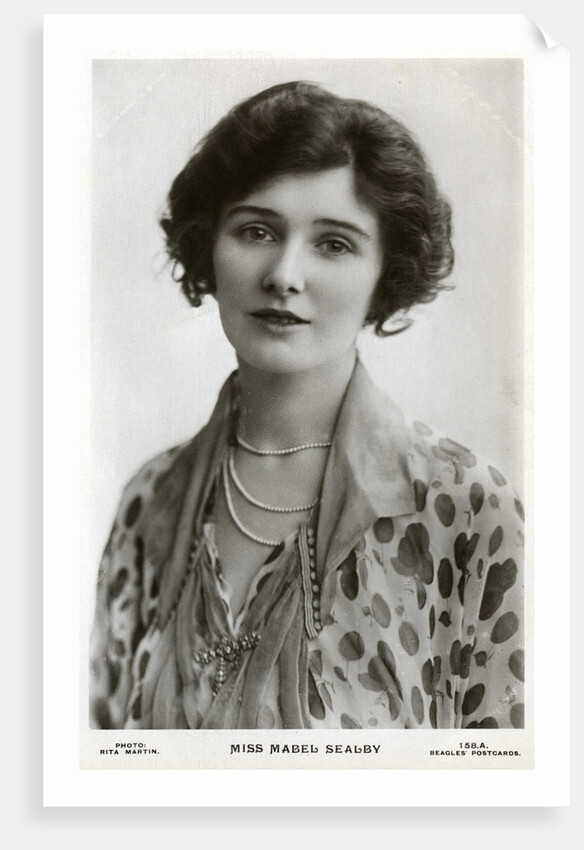 Mabel Sealby, British actress by Rita Martin