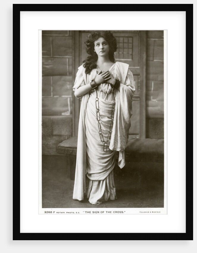 Marie Leonhard, actress by Foulsham and Banfield