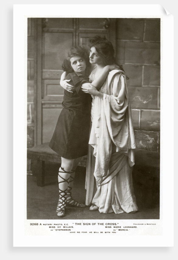 Ivy Millais and Marie Leonhard, actresses by Foulsham and Banfield