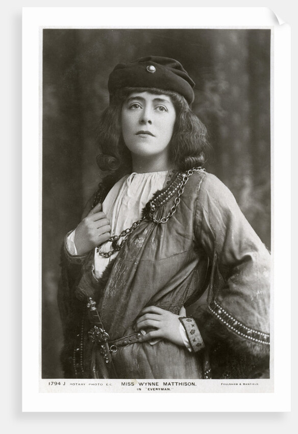 Edith Wynne Matthison, British actress by Rotary Photo