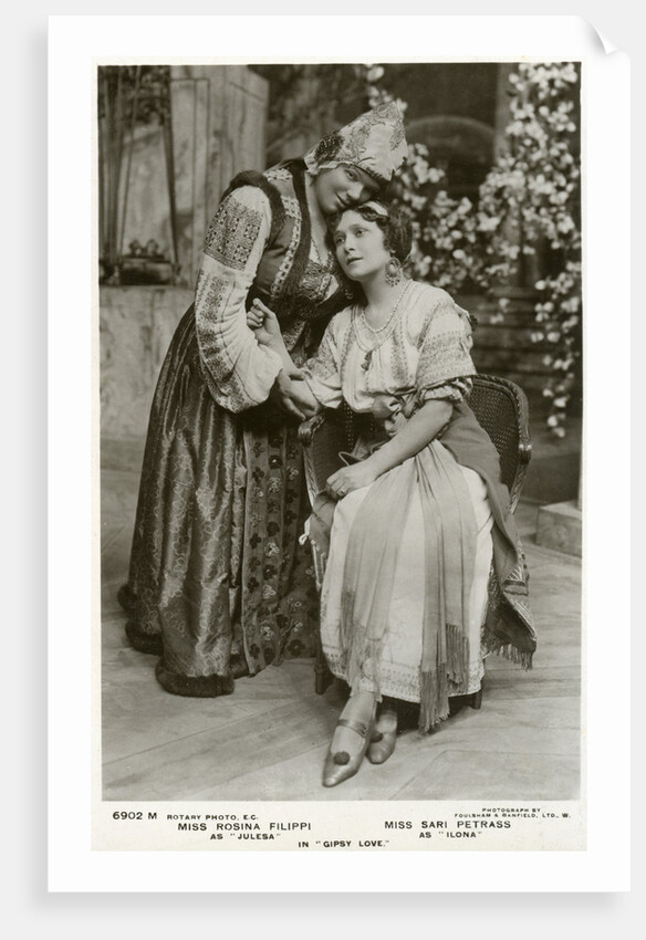 Rosina Filippi and Sari Petrass, actresses by Rotary Photo