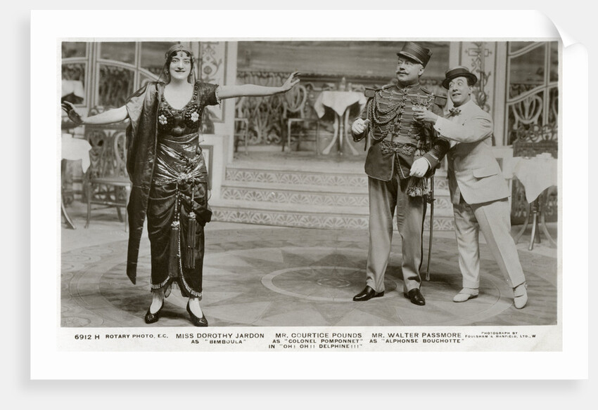 Members of the cast of Oh! Oh! Delphine!!! by Rotary Photo