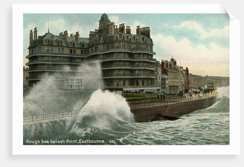 Rough sea, Splash Point, Eastbourne, Sussex by Anonymous