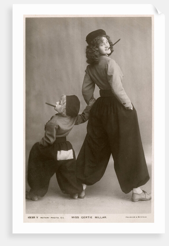 Gertie Millar, British actress and singer by Rotary Photo