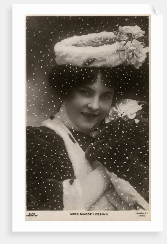 Madge Lessing, German actress by Anonymous