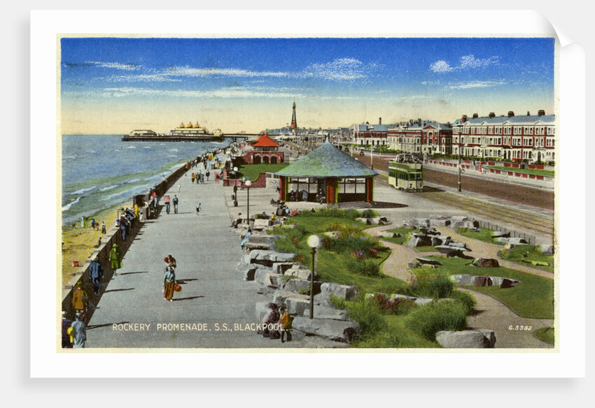 Rockery Promenade, Blackpool, Lancashire by Anonymous