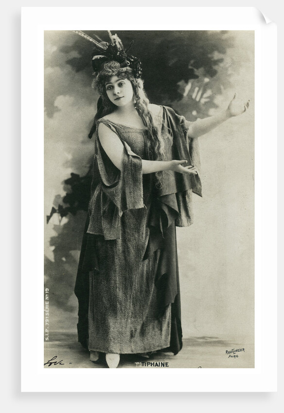 Tiphaine, French actress by Anonymous