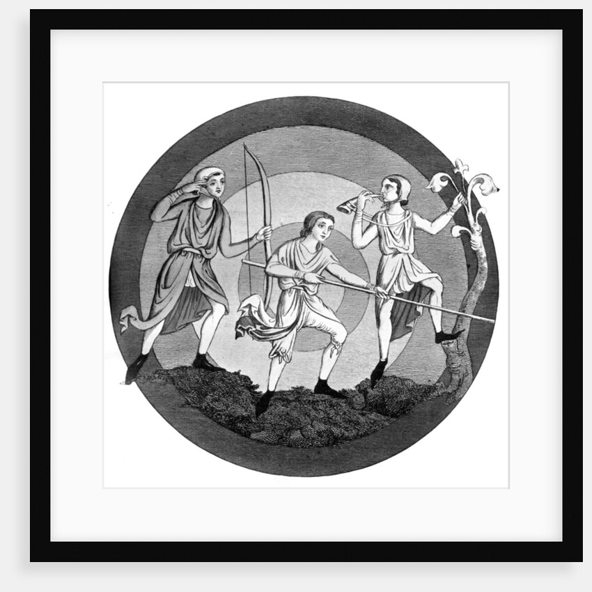 Hunting costume by Anonymous