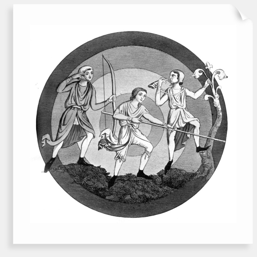 Hunting costume by Anonymous