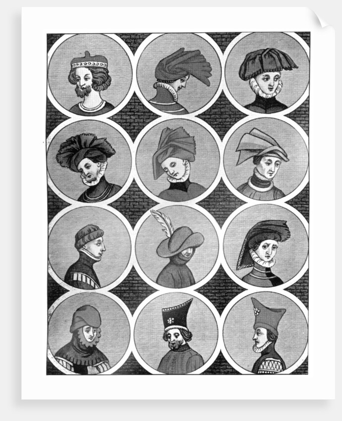 Male headdresses by Anonymous