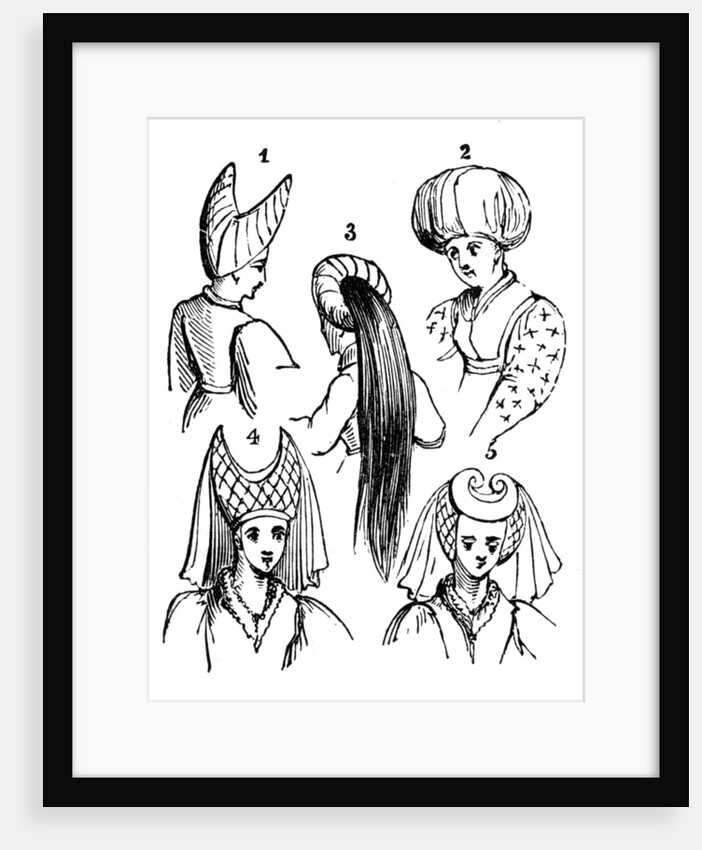Women's headdresses by Anonymous