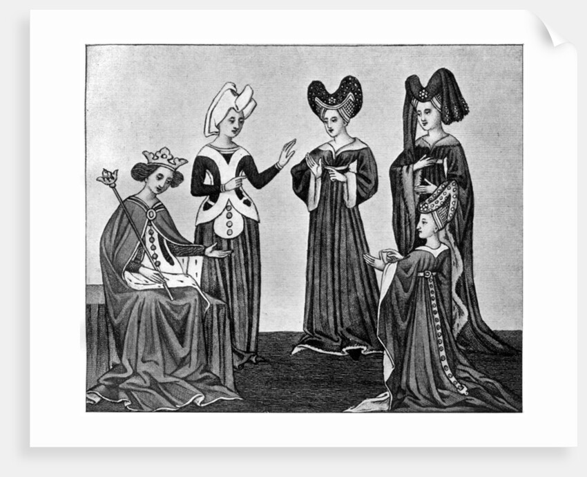 Heart-shaped headdresses by Anonymous