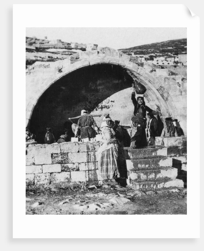 Fountain of the Virgin, Nazareth, Palestine by Cavanders Ltd