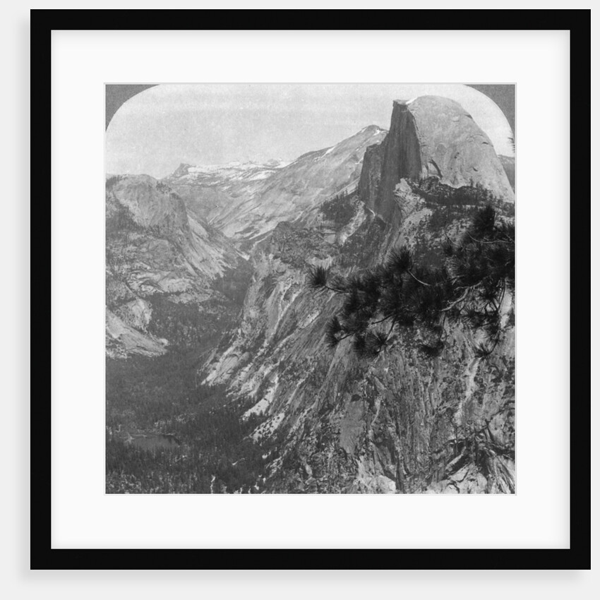 Mirror Lake, Half Dome and Clouds Rest, Yosemite Valley, California, USA by Underwood & Underwood