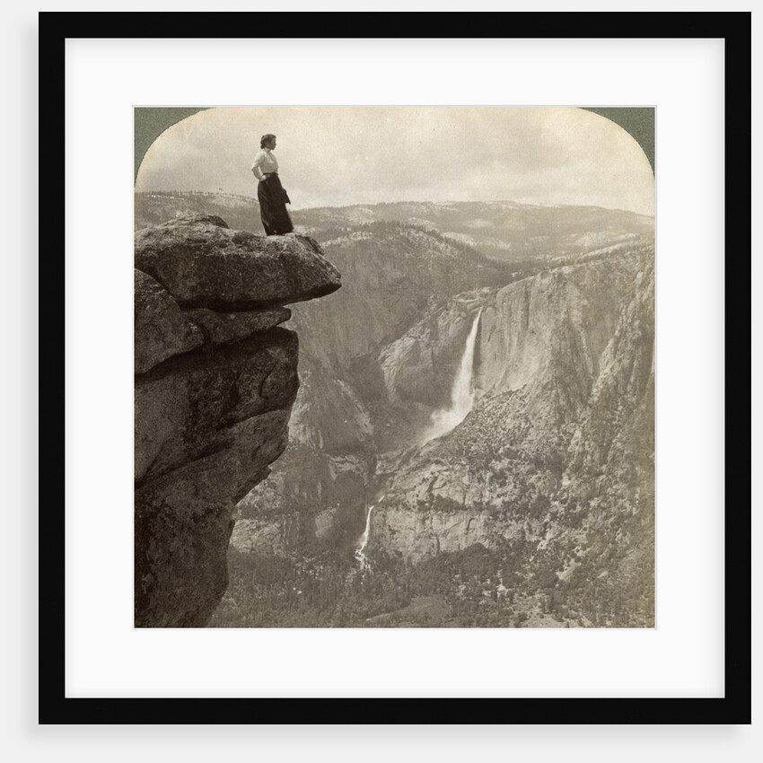 View from Glacier Point, Yosemite Valley, California, USA by Underwood & Underwood