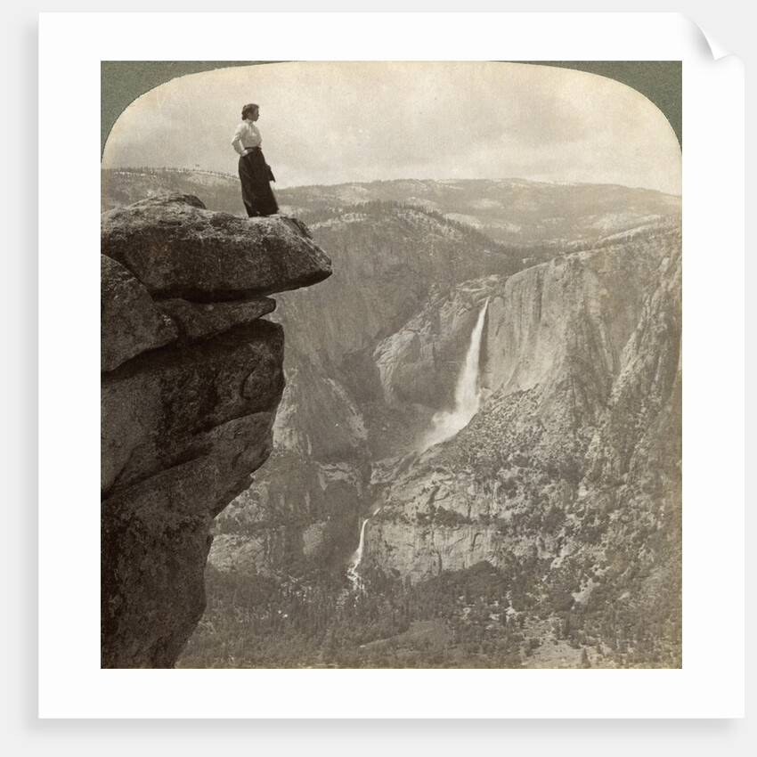 View from Glacier Point, Yosemite Valley, California, USA by Underwood & Underwood