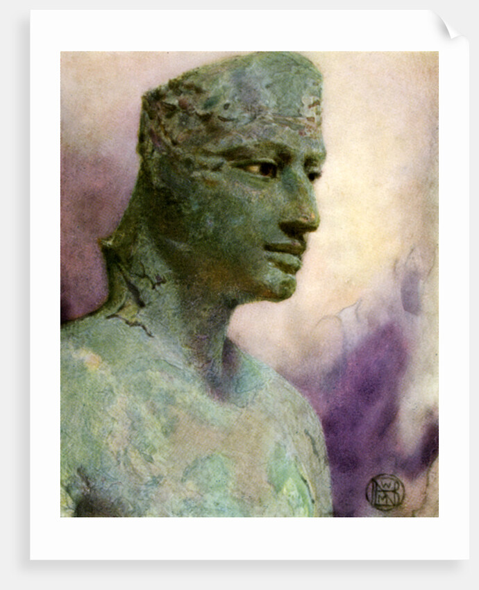 Head of a bronze statue of Pepy I, Ancient Egyptian pharaoh by Winifred Mabel Brunton