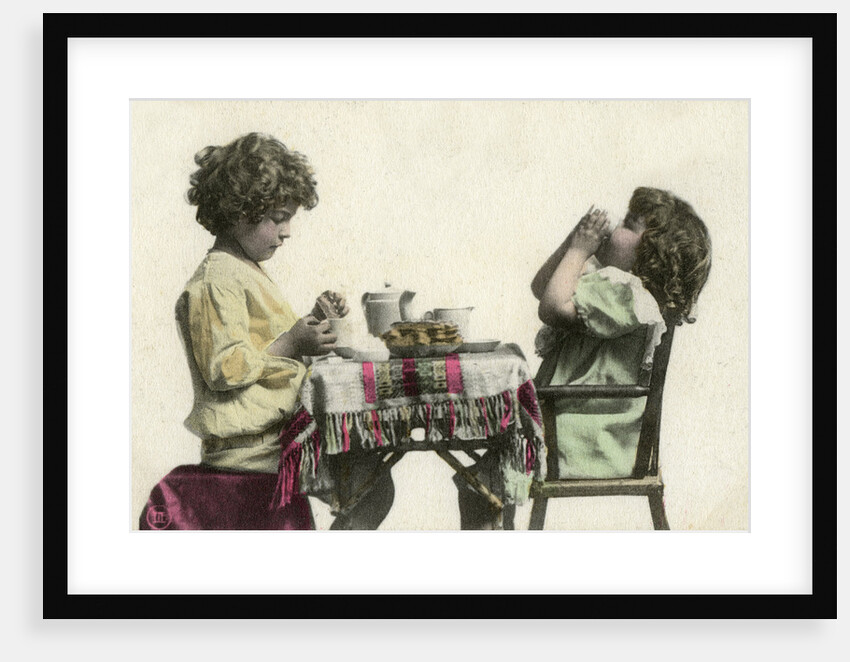 Two young children by Anonymous