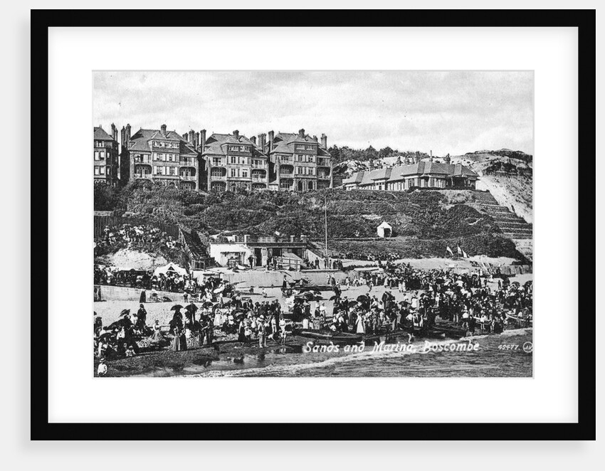 Sands and marina, Boscombe, Bournemouth, Dorset by Anonymous