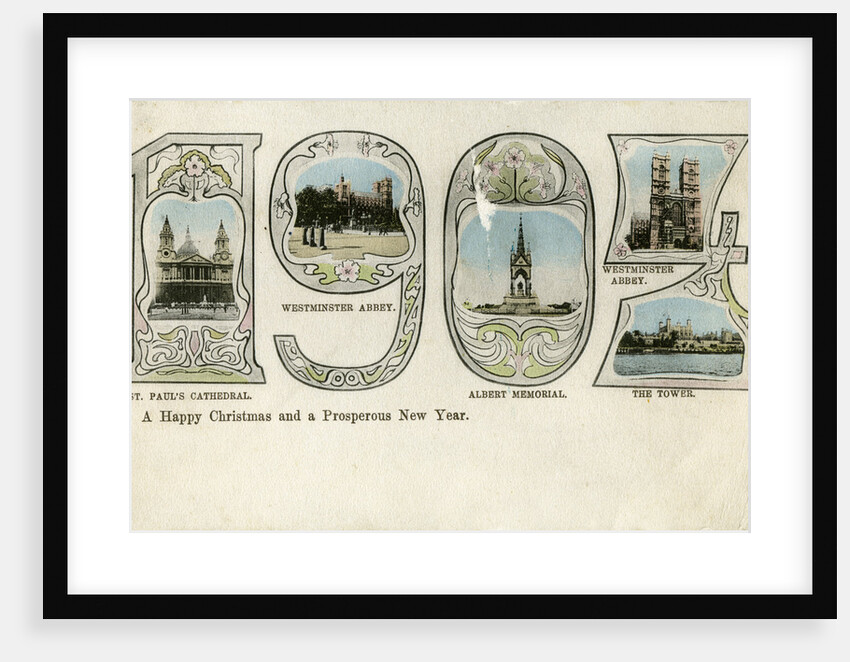 Christmas card by Anonymous