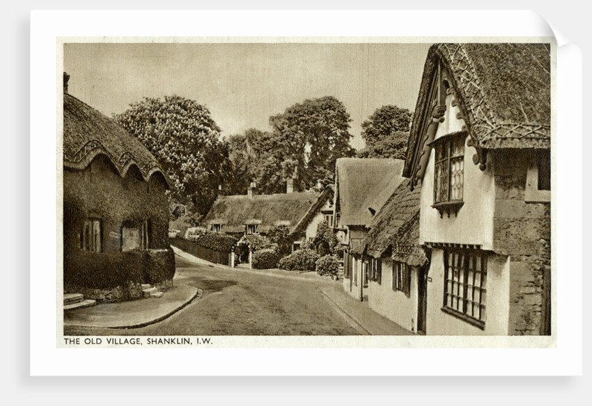 The old village, Shanklin, Isle of Wight by Anonymous