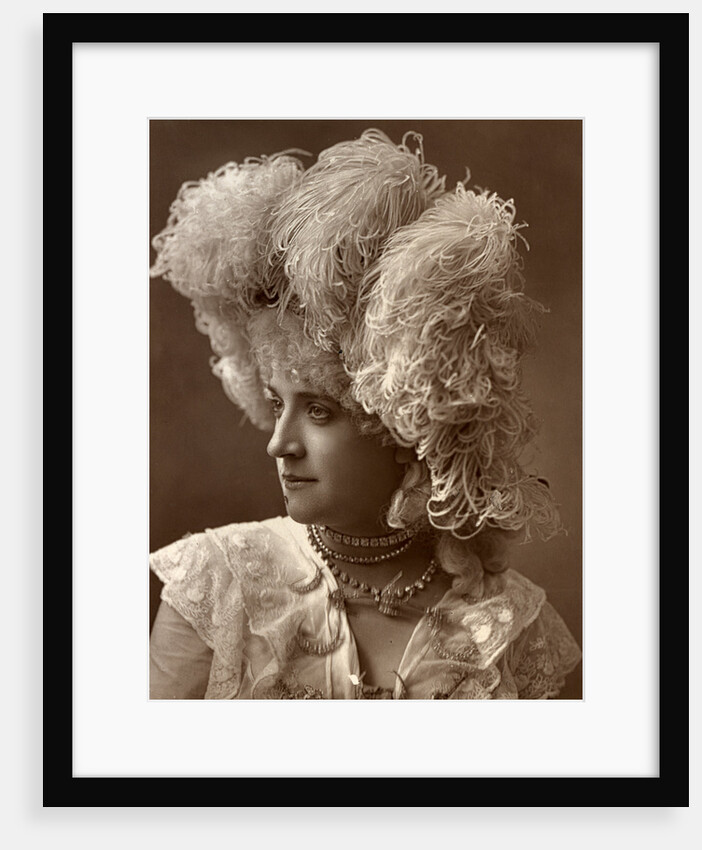 Miss Wadman, British actress by Ernest Barraud