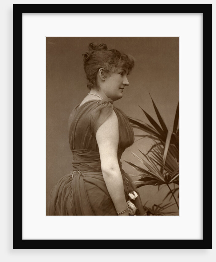 Miss Edith Woodworth, British actress by Ernest Barraud