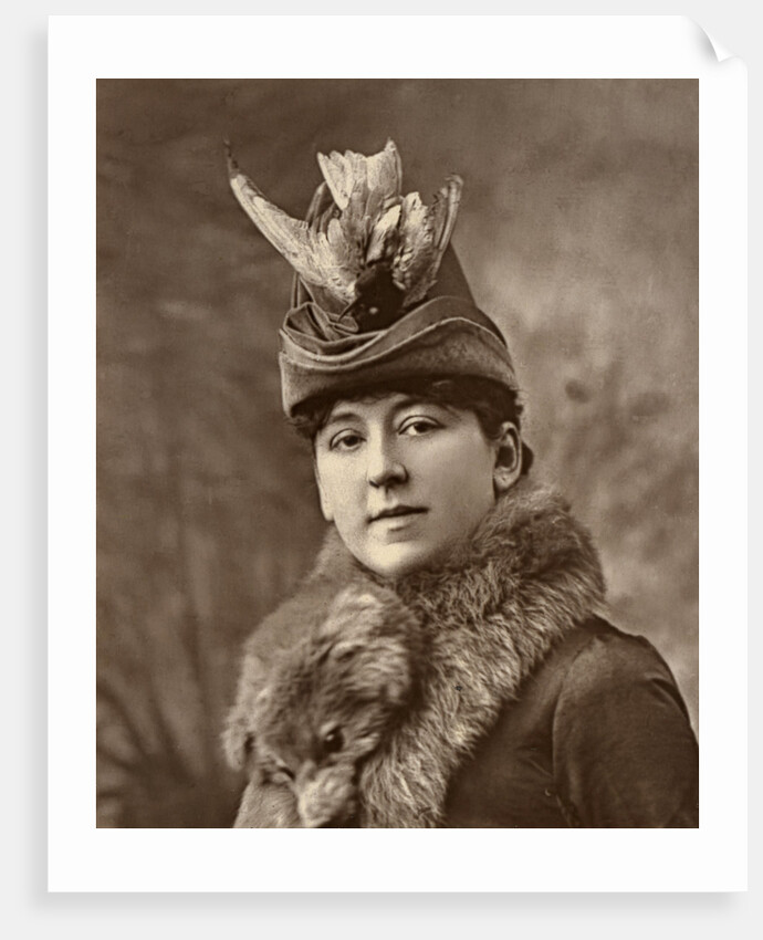 Amy Roselle, British actress by Ernest Barraud