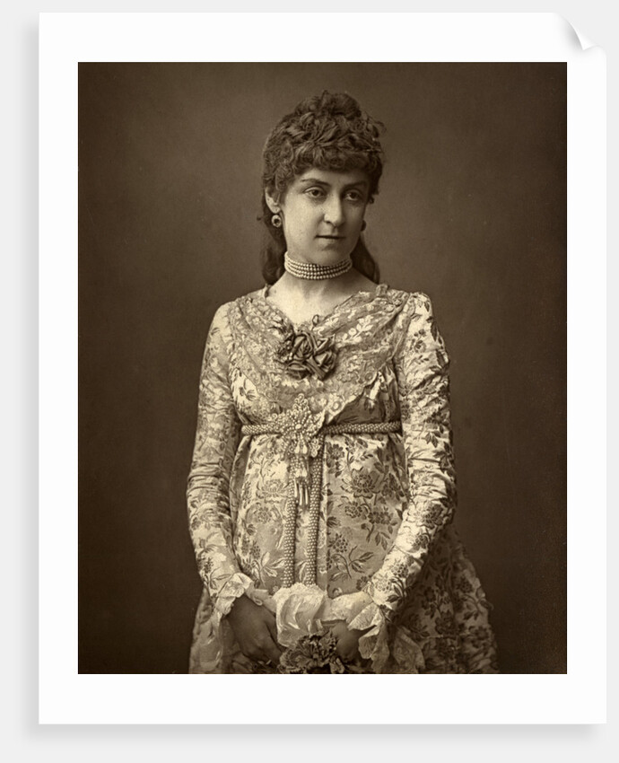 Angela Fenton, British actress by Ernest Barraud