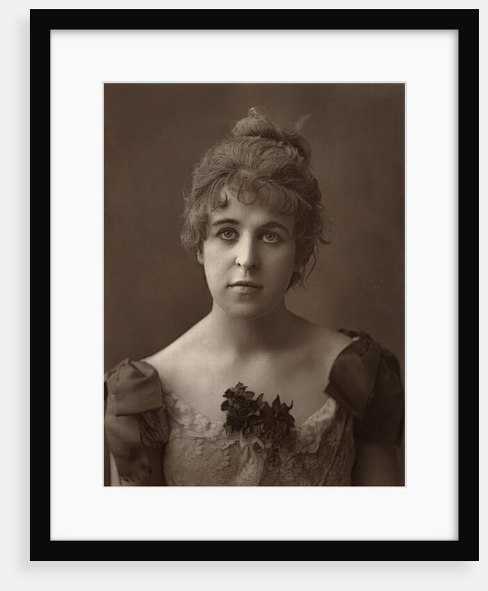 Miss Norreys, British actress by Ernest Barraud