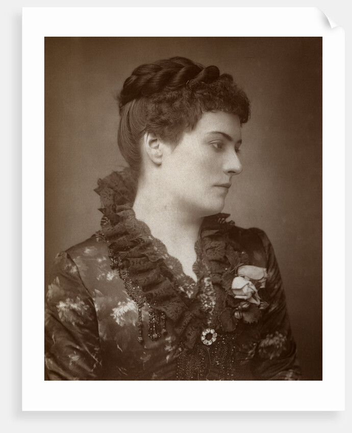 Sophie Eyre, British actress by St James's Photographic Co