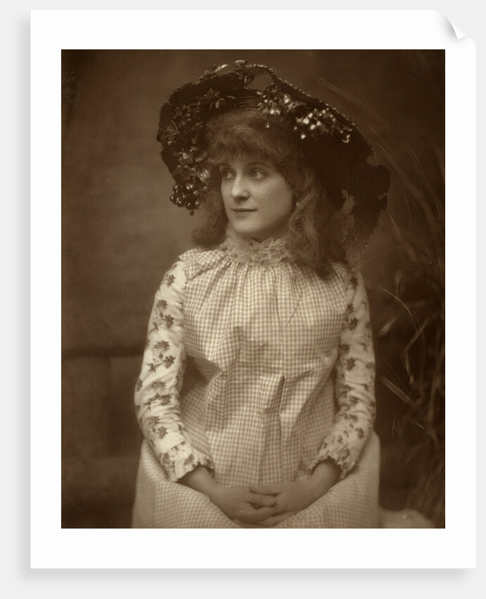 Minnie Palmer, American actress by Samuel A Walker