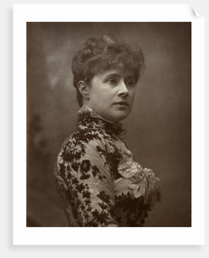 Alice Lingard, British actress and singer by Herbert Rose Barraud