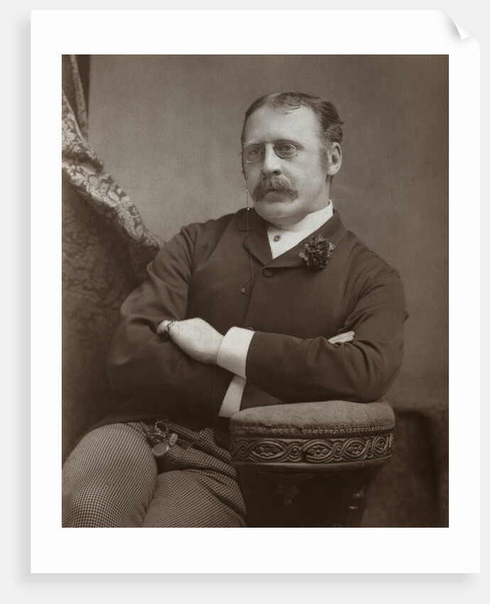 Clement Scott, British theatre critic, playwright and travel writer by Martin & Sallnow