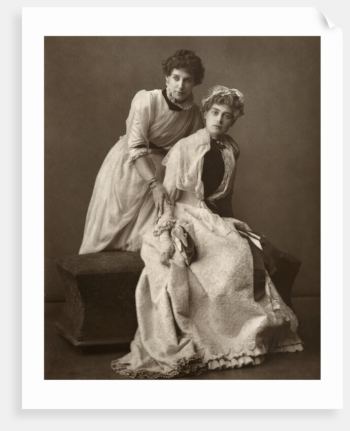 British actresses Eweretta Lawrence and Grace Otway in 'On Change' by Barraud