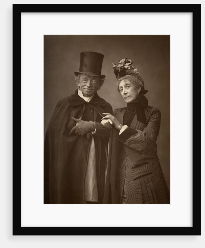 American actors James Lewis and Ann Gilbert in 'A Night Off' by Barraud