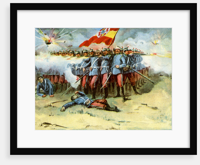 'The Last Stand', square of Spanish infantry, Spanish-American War by Anonymous