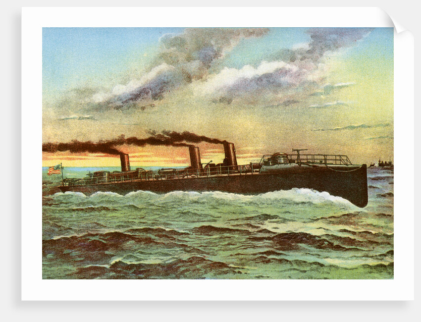 USS 'Porter', American torpedo boat by Anonymous