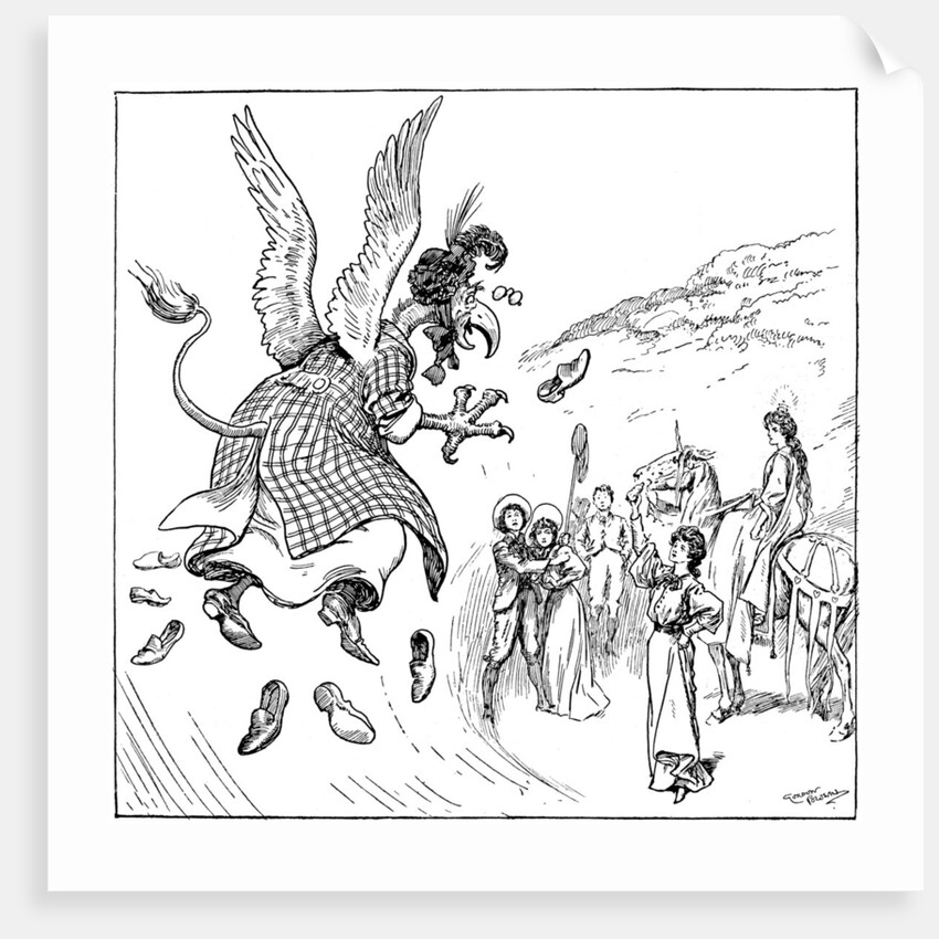 She became a carrier-griffin by Gordon Frederick Browne