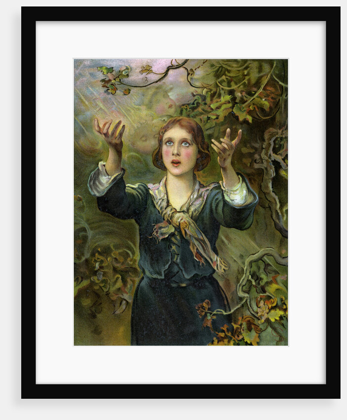 Joan of Arc, 15th century French patriot and martyr by Anonymous