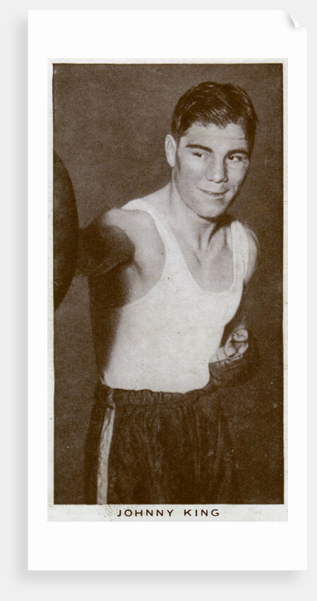 Johnny King, British boxer by Anonymous