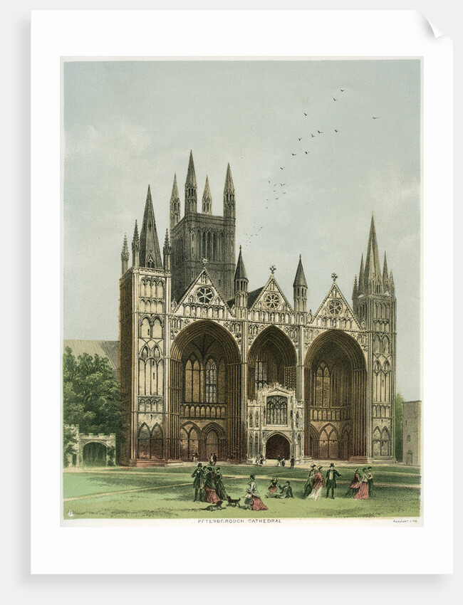 Peterborough Cathedral, Cambridgeshire by WL Walton