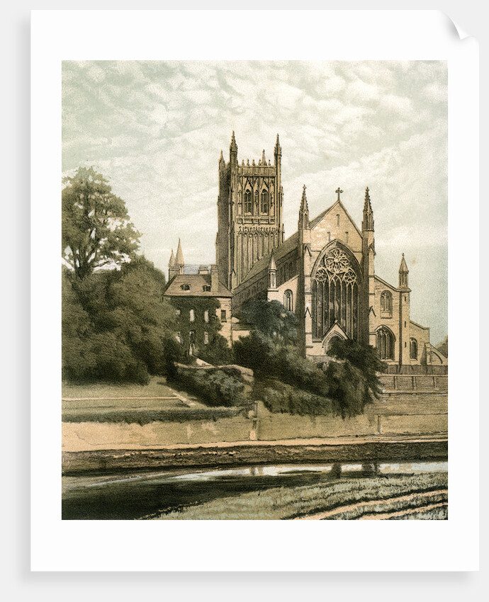 Worcester Cathedral, Worcestershire by Hanhart