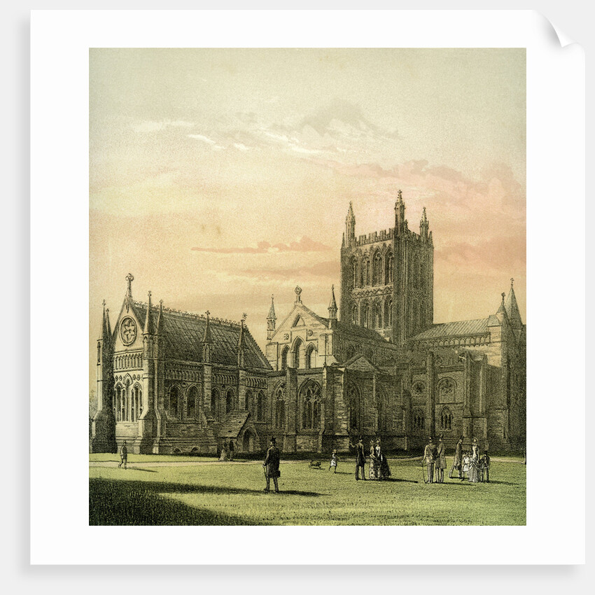 Hereford Cathedral, Herefordshire by Hanhart